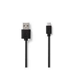 Cordon USB A/microB M/M 1m