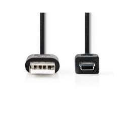 Cordon USB A/mini 5p 2m